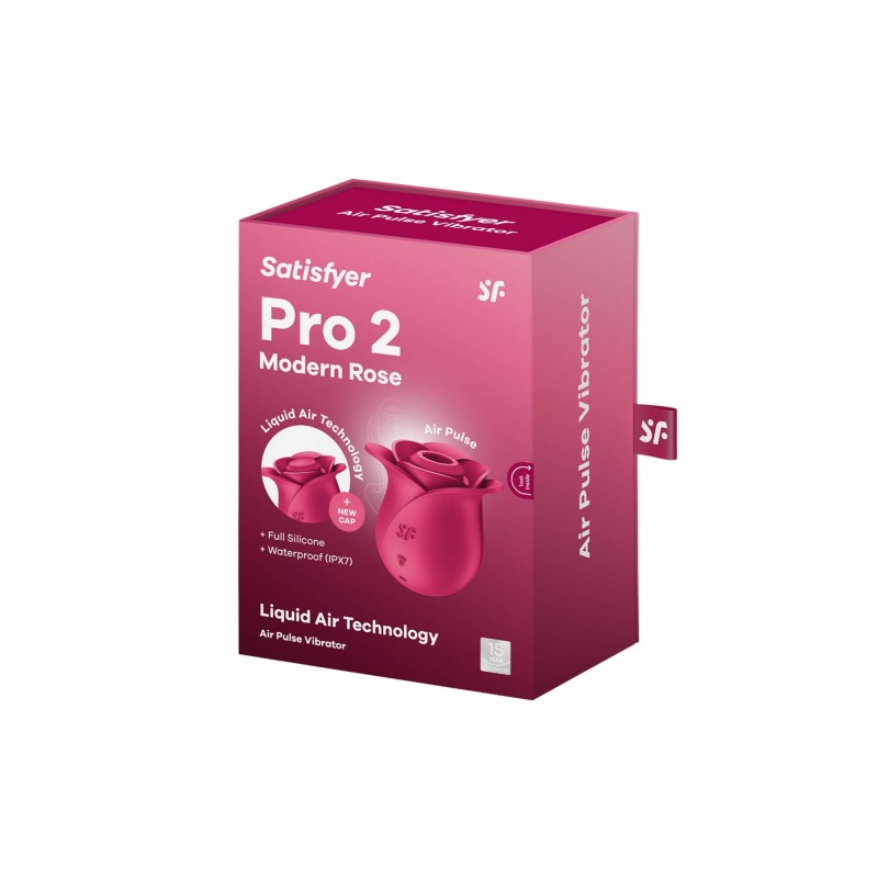 Satisfyer Pro 2 Modern Blossom - léghullámos csiklóizgató (pink) 83214 termék bemutató kép