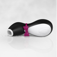 Satisfyer Pro Penguin Next - akkus, vízálló csiklóizgató (fekete-fehér) 28882 termék bemutató kép