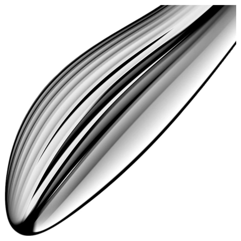 Satisfyer Pure Gravity 1 - bordázott acéldildó (ezüst) 120094 termék bemutató kép