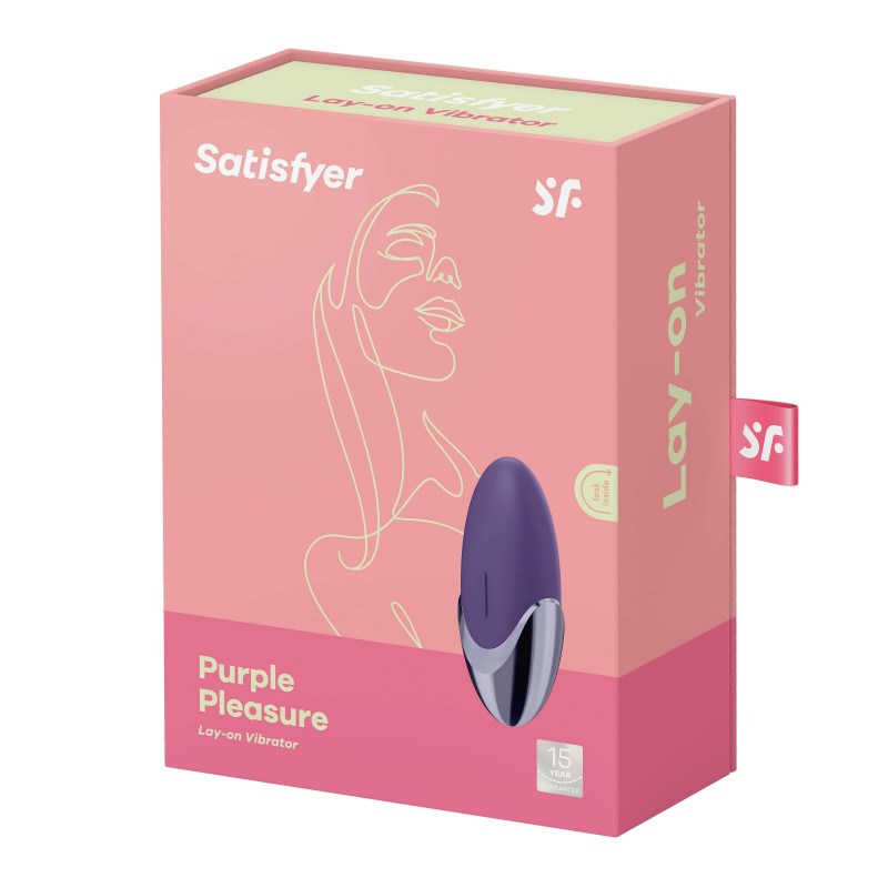 Satisfyer Purple Pleasure - akkus csikló vibrátor (lila) 45690 termék bemutató kép