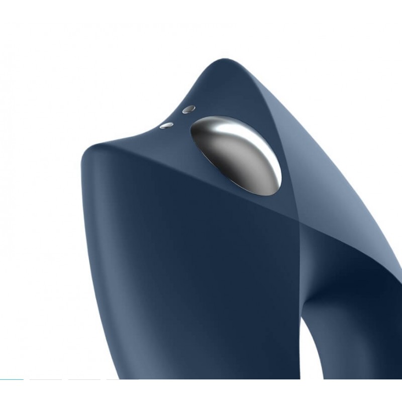 Satisfyer Royal One - okos, akkus, vízálló péniszgyűrű (kék) 45613 termék bemutató kép