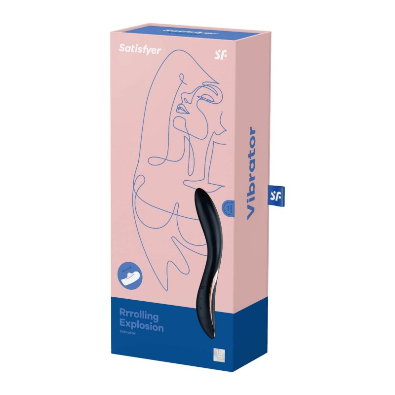 Satisfyer Rrrolling - mozgó golyós G-pont vibrátor (fekete) 54778 termék bemutató kép
