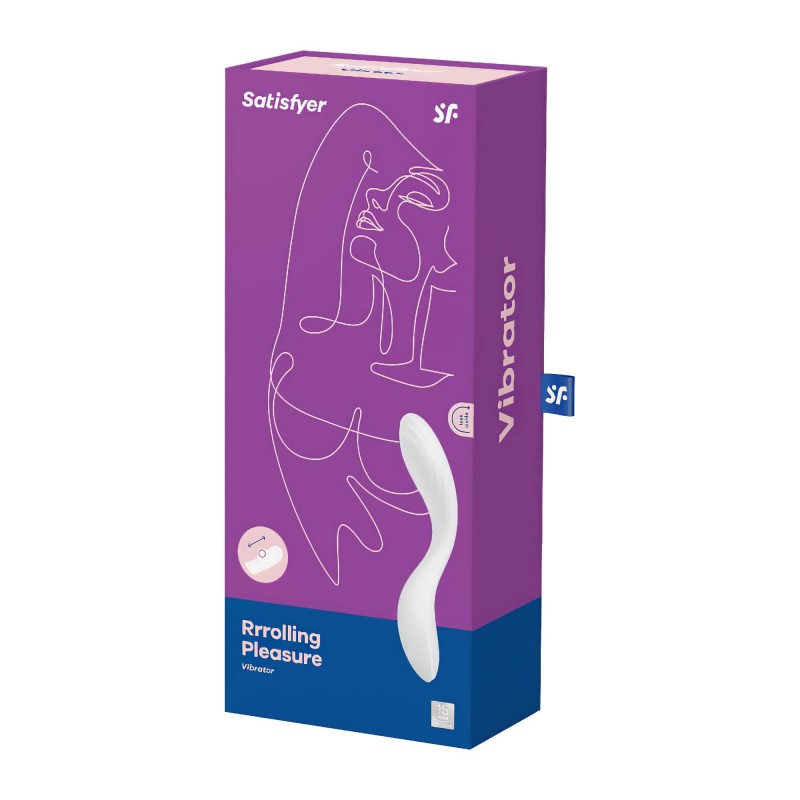 Satisfyer Rrrolling - mozgó golyós G-pont vibrátor (fehér) 112606 termék bemutató kép