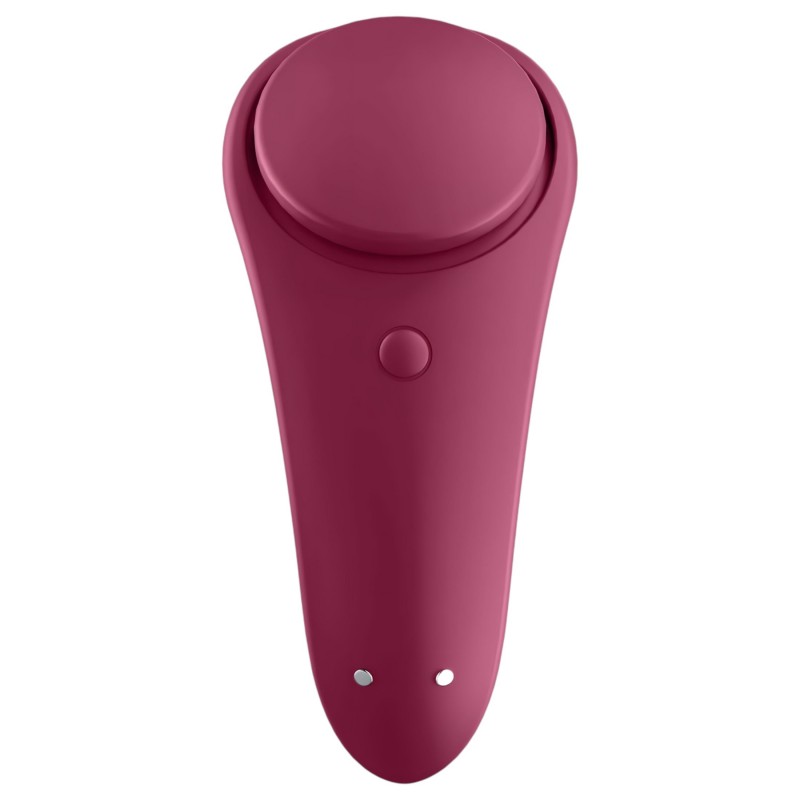 Satisfyer Sexy Secret - hordható App-vezérelt bugyi vibrátor (piros) 150641 termék bemutató kép