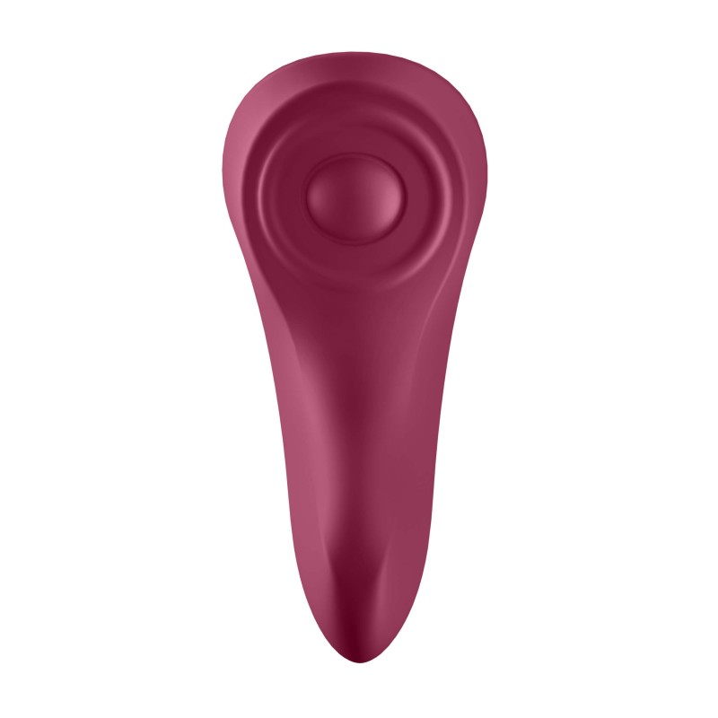 Satisfyer Sexy Secret - okos vízálló csiklóvibrátor (bordó) 45408 termék bemutató kép