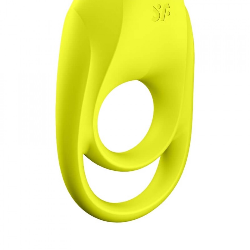 Satisfyer Spectacular - akkus, vízálló, vibrációs péniszgyűrű (sárga) 53299 termék bemutató kép