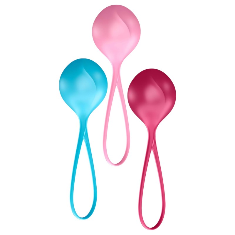 Satisfyer Strengthening Balls - gésagolyó szett (3 részes) 111875 termék bemutató kép