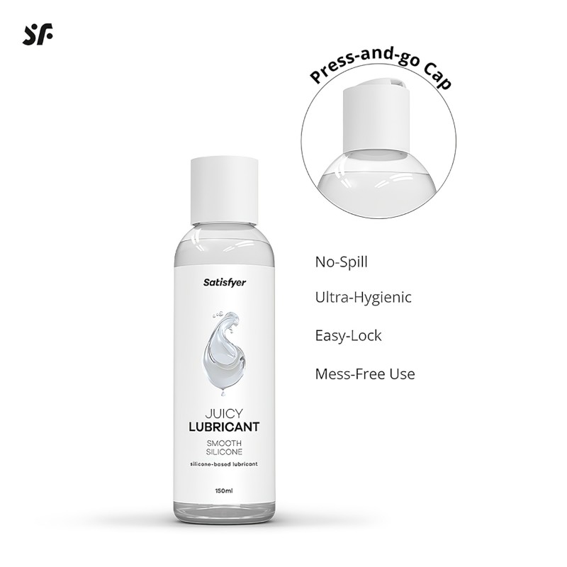 Satisfyer - szilikon bázisú síkosító (150 ml) 150252 termék bemutató kép