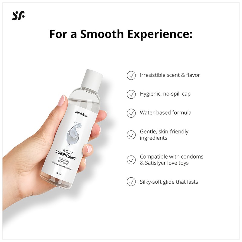 Satisfyer - szilikon bázisú síkosító (150 ml) 150253 termék bemutató kép