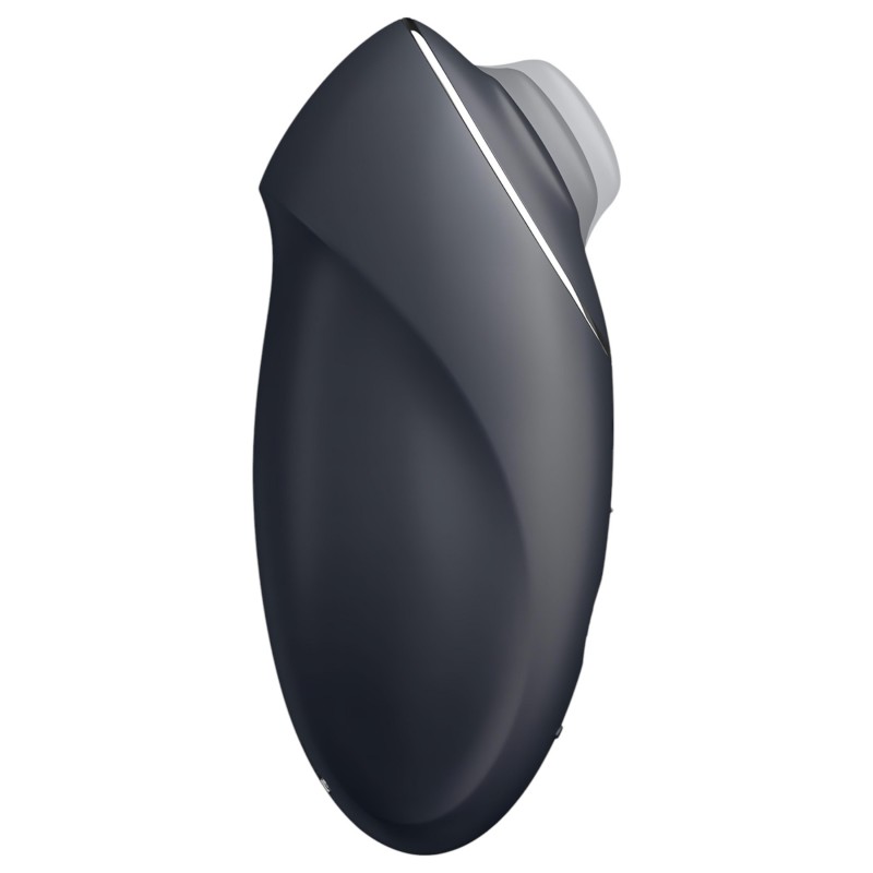 Satisfyer Tap & Climax 1 - 2in1 csiklóizgató és vibrátor (fekete) 156698 termék bemutató kép