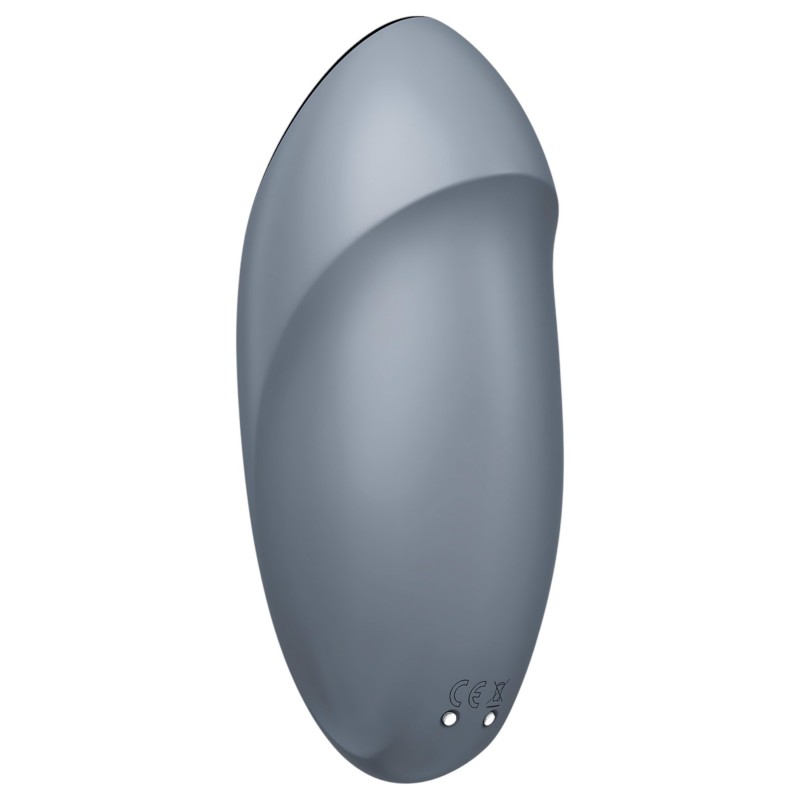 Satisfyer Tap & Climax 1 - 2in1 csikló vibrátor (szürke) 112648 termék bemutató kép