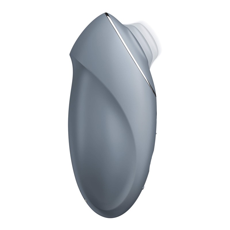 Satisfyer Tap & Climax 1 - 2in1 csikló vibrátor (szürke) 86662 termék bemutató kép