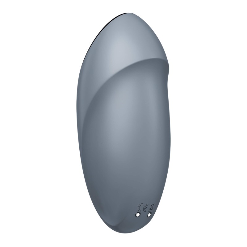 Satisfyer Tap & Climax 1 - 2in1 csikló vibrátor (szürke) 86664 termék bemutató kép