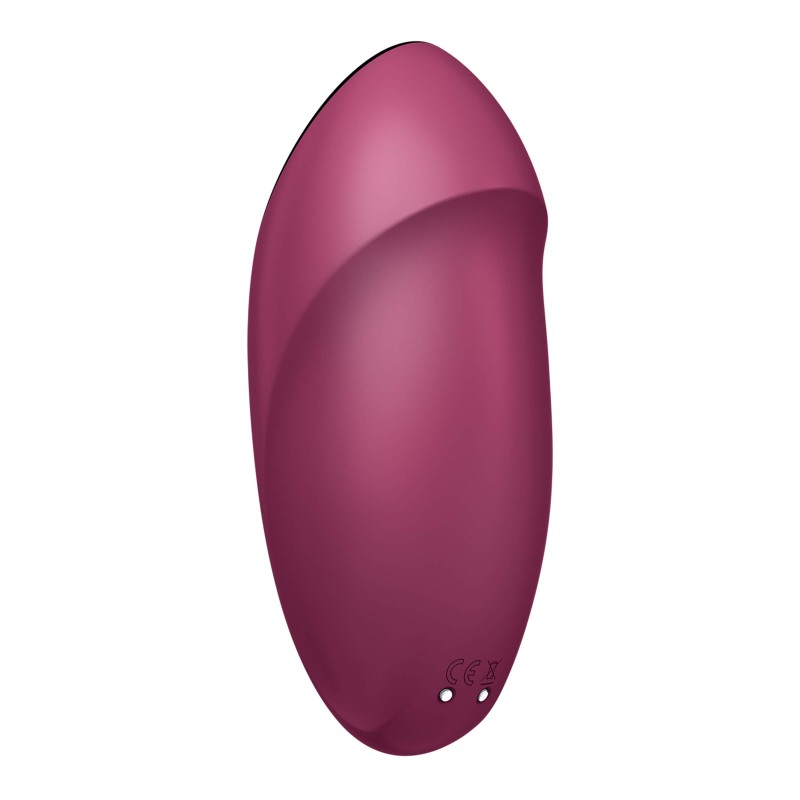 Satisfyer Tap & Climax 1 - 2in1 vibrátor és csiklóizgató (piros) 86671 termék bemutató kép