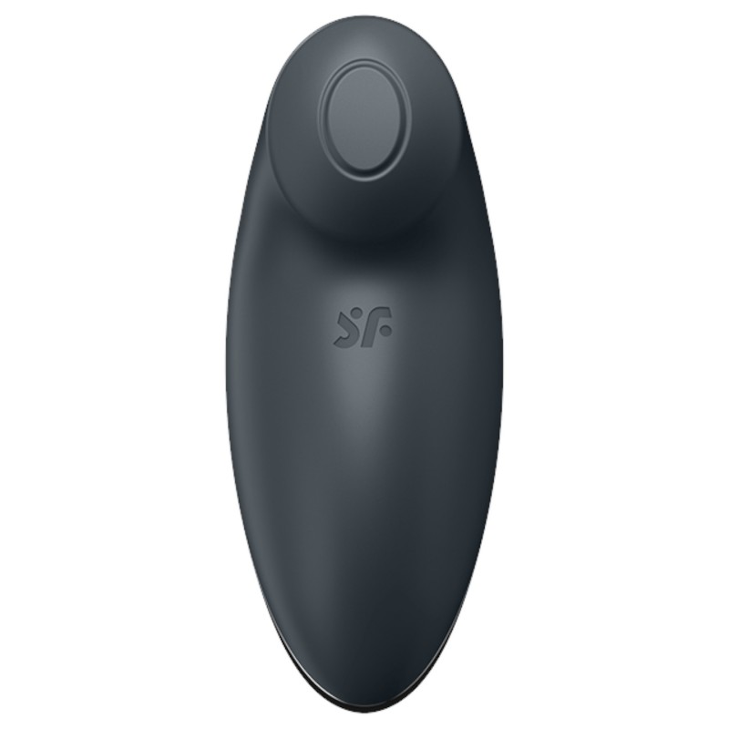 Satisfyer Tap & Climax 2 - 2in1 csikló vibrátor, csiklóizgató (szürke) 165482 termék bemutató kép