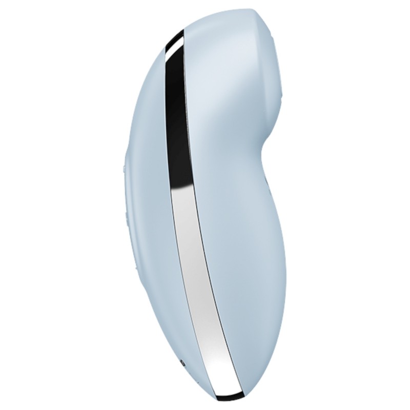Satisfyer Tap & Climax 2 - 2in1 csiklóizgató és vibrátor (kék) 104466 termék bemutató kép