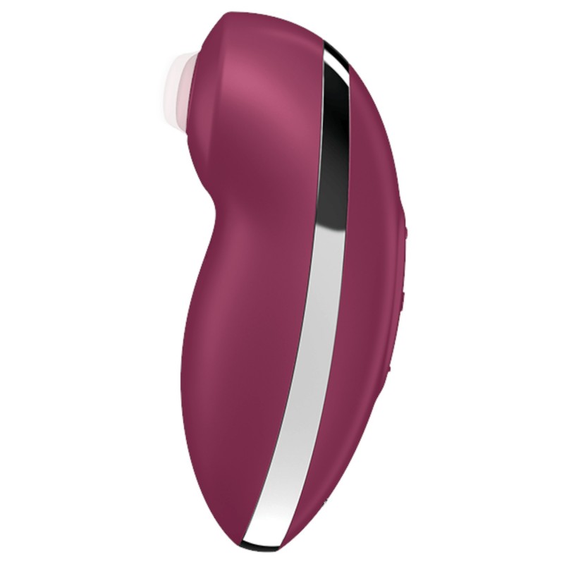 Satisfyer Tap & Climax 2 - 2in1 csiklóizgató és vibrátor (piros) 104471 termék bemutató kép