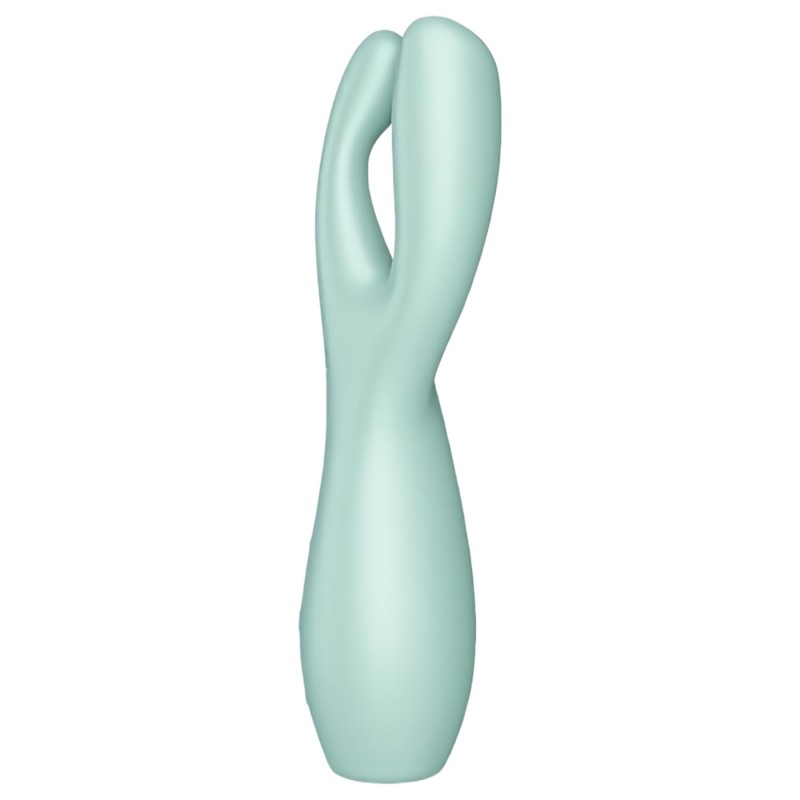 Satisfyer Threesome 3 - akkus csikló vibrátor, csiklóizgató (menta) 156901 termék bemutató kép