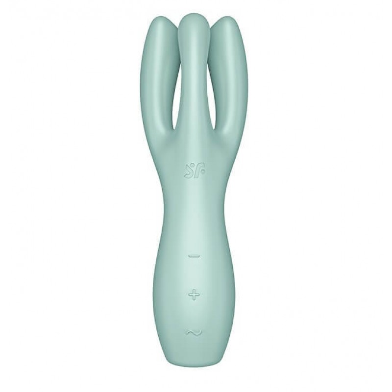 Satisfyer Threesome 3 - akkus csikló vibrátor (menta) 53164 termék bemutató kép
