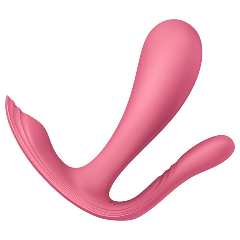 Satisfyer Top Secret+ - viselhető G-pont- és anál vibrátor (rózsaszín) 167465 termék bemutató kép