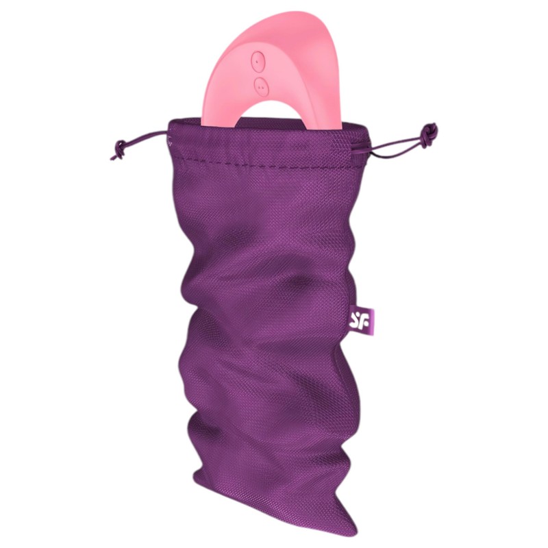 Satisfyer Treasure Bag - diszkrét tároló táska - közepes (lila) 98718 termék bemutató kép