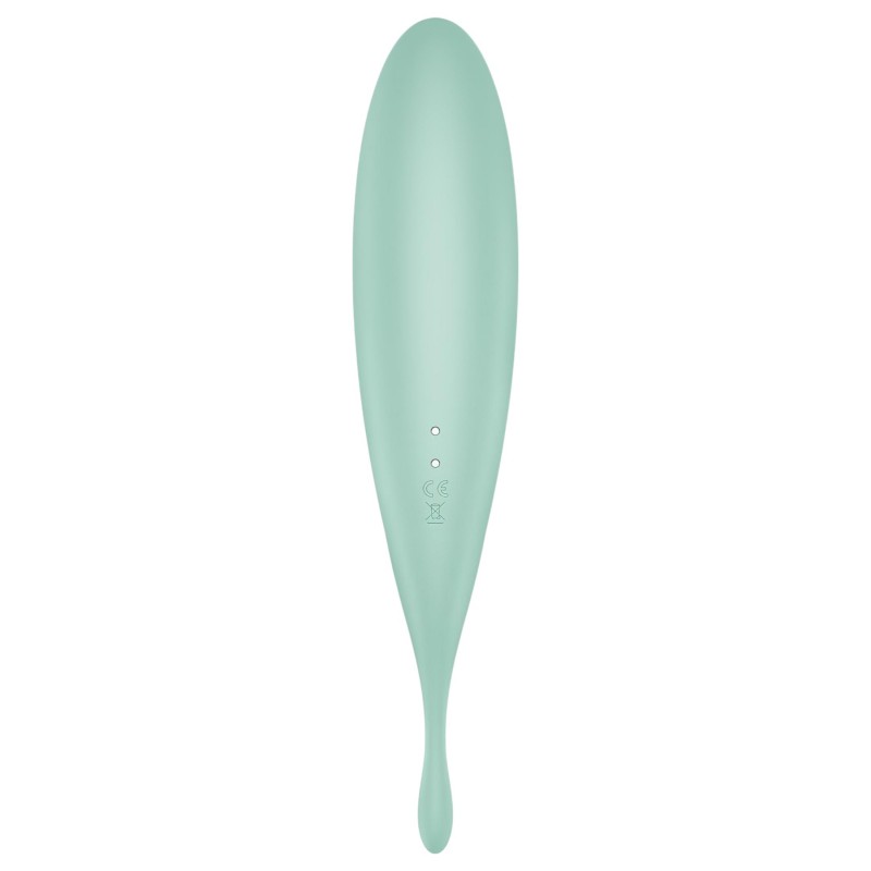 Satisfyer Twirling Pro - app-vezérelt csiklóvibrátor, csiklóizgató (menta) 165546 termék bemutató kép