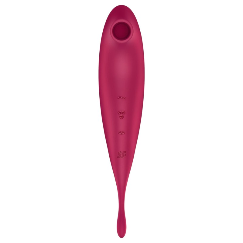 Satisfyer Twirling Pro - App-vezérelt csiklóvibrátor (piros) 145931 termék bemutató kép