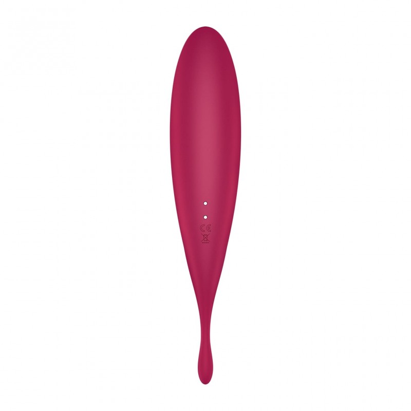 Satisfyer Twirling Pro - App-vezérelt csiklóvibrátor (piros) 87279 termék bemutató kép