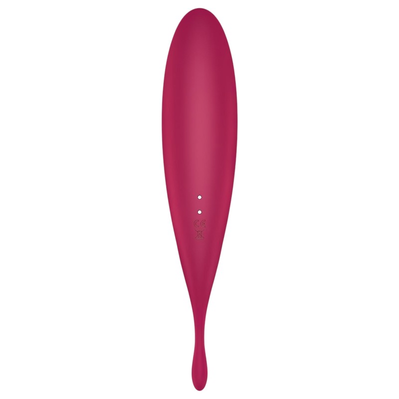 Satisfyer Twirling Pro - App-vezérelt csiklóvibrátor (piros) 138080 termék bemutató kép