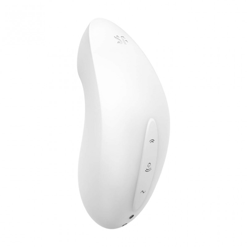 Satisfyer Vulva Lover 2 - léghullámos csikló vibrátor (fehér) 64649 termék bemutató kép