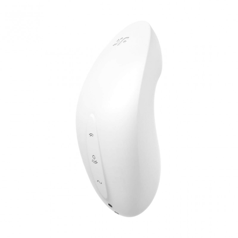 Satisfyer Vulva Lover 2 - léghullámos csikló vibrátor (fehér) 64651 termék bemutató kép
