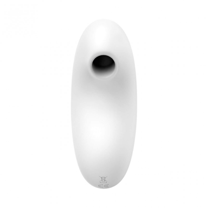 Satisfyer Vulva Lover 2 - léghullámos csikló vibrátor (fehér) 64654 termék bemutató kép