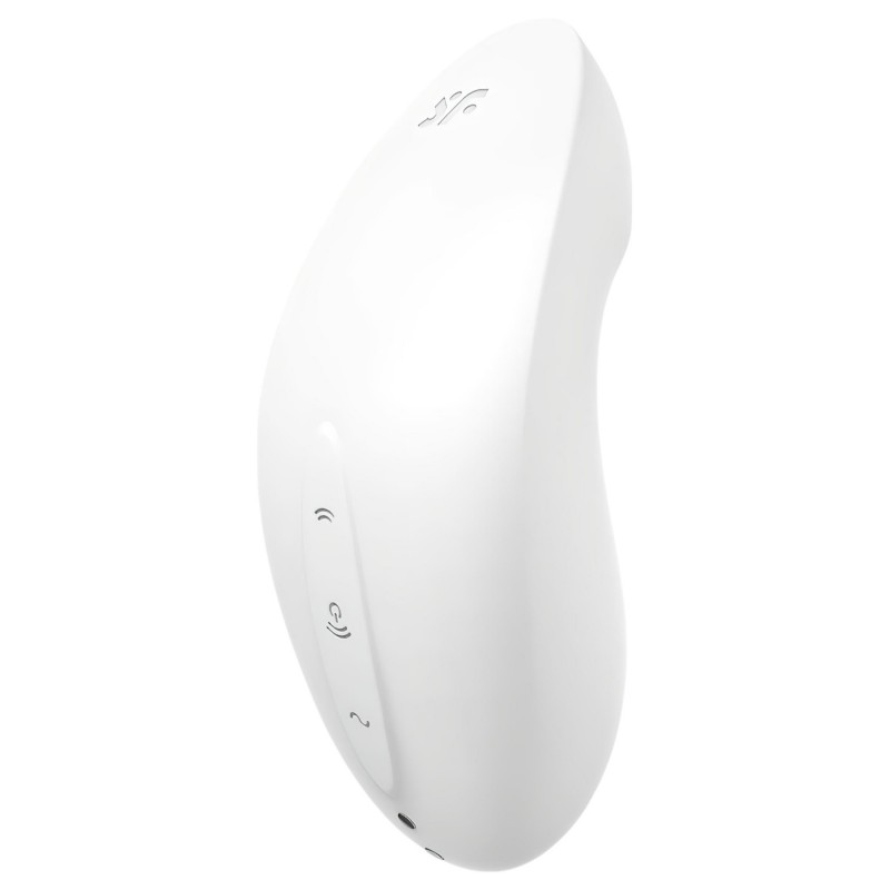 Satisfyer Vulva Lover 2 - léghullámos csikló vibrátor (fehér) 100712 termék bemutató kép