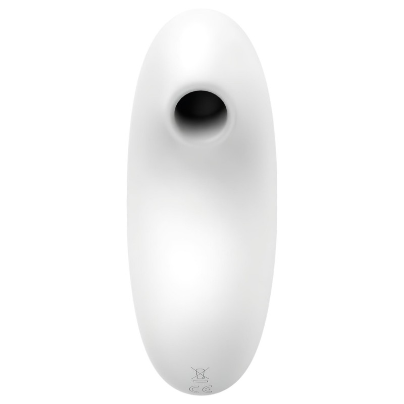 Satisfyer Vulva Lover 2 - léghullámos csikló vibrátor (fehér) 100715 termék bemutató kép