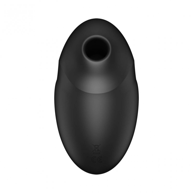 Satisfyer Vulva Lover 3 - akkus, léghullámos csiklóizgató (fekete) 80396 termék bemutató kép
