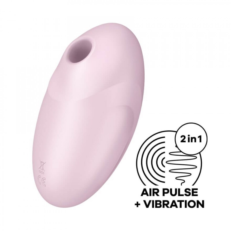 Satisfyer Vulva Lover 3 - akkus, léghullámos csiklóizgató (pink) 69639 termék bemutató kép