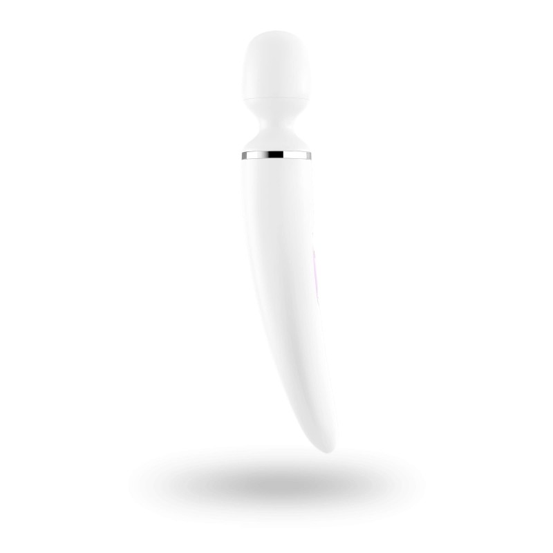 Satisfyer Wand-er Woman - vízálló masszírozó vibrátor (fehér) 45432 termék bemutató kép