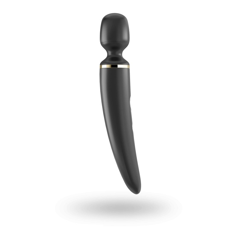 Satisfyer Wand-er Woman - vízálló masszírozó vibrátor (fekete) 45518 termék bemutató kép