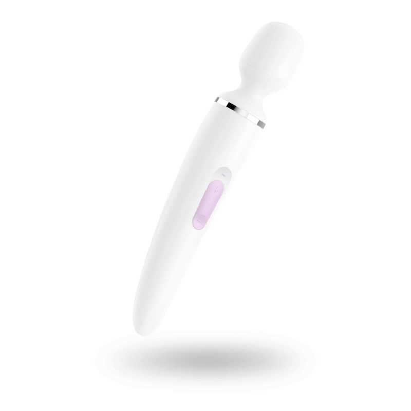 Satisfyer Wand-er Woman - vízálló masszírozó vibrátor (fehér) 91935 termék bemutató kép