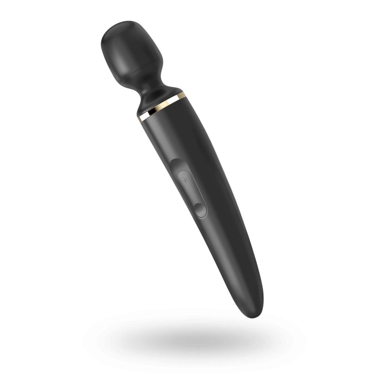 Satisfyer Wand-er Woman - vízálló masszírozó vibrátor (fekete) 91943 termék bemutató kép
