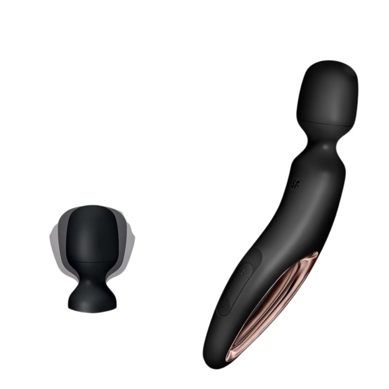 Satisfyer Wand-erland - masszírozó vibrátor (fekete) 119163 termék bemutató kép