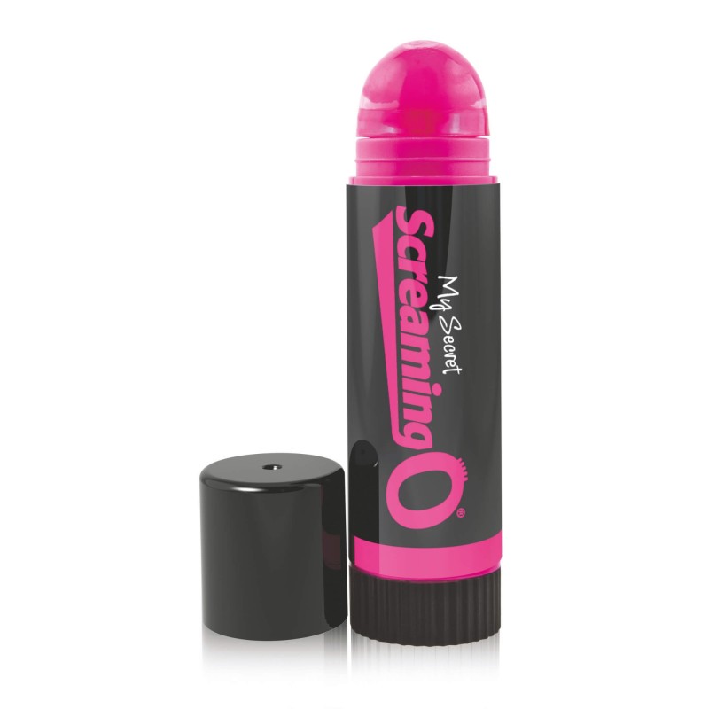 Screaming Lip Balm - rúzs vibrátor (fekete-pink) 26298 termék bemutató kép
