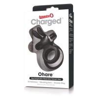 Screaming O Ohare - akkus, nyuszis, vibrációs péniszgyűrű (fekete) 80552 termék bemutató kép
