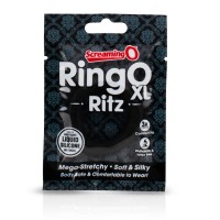 Screaming O Ritz XL - szilikon péniszgyűrű (fekete) 57890 termék bemutató kép