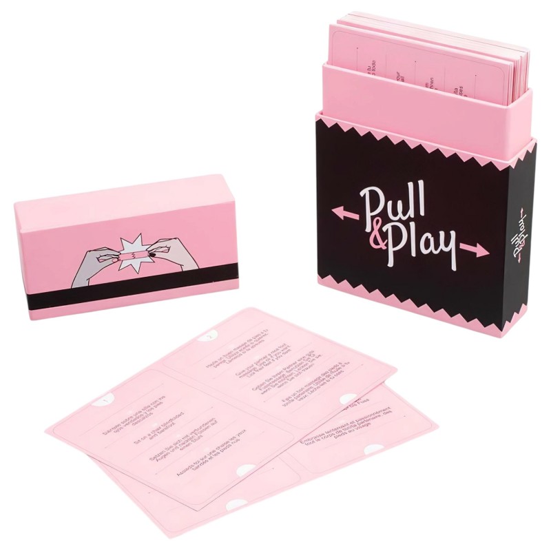 Secret Play Pull & Play - erotikus kártyajáték pároknak (50 kártya) - 7 nyelven 170317 termék bemutató kép
