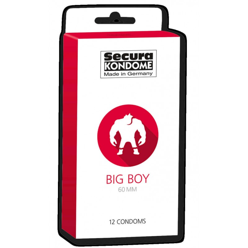 Secura Big Boy - 60mm-es óvszerek (12db) 17209 termék bemutató kép