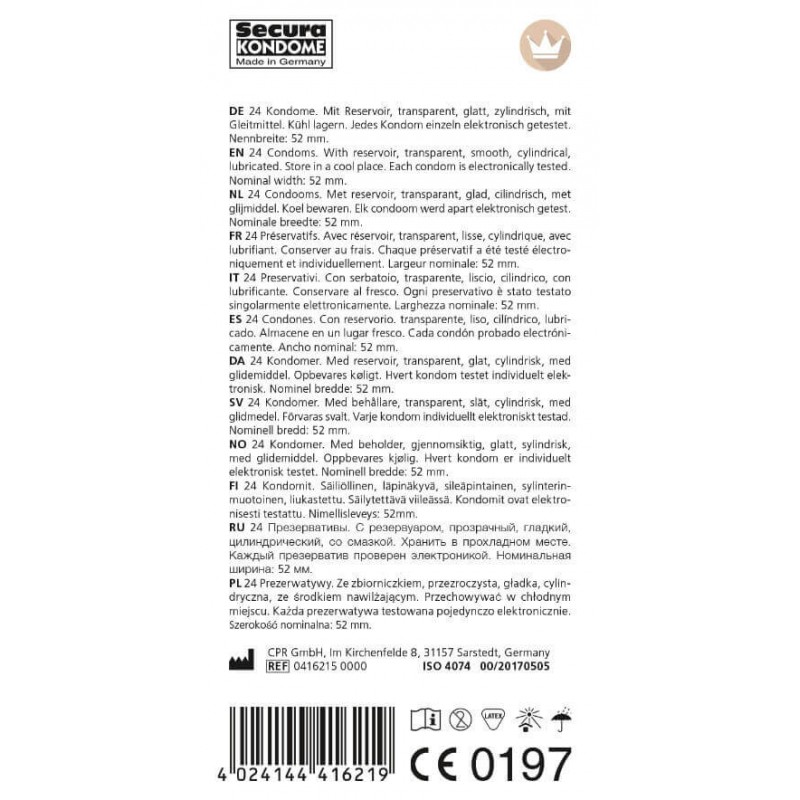 Secura Original - áttetsző óvszerek (24db) 17196 termék bemutató kép