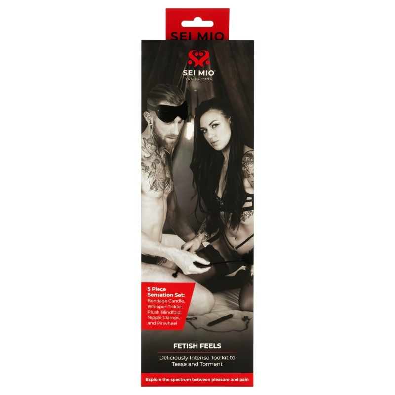 Sei Mio - 5 részes BDSM szett (fekete) 126722 termék bemutató kép