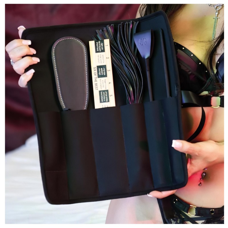 Sei Mio - büntetőeszköz készlet - 5 részes (fekete) 126727 termék bemutató kép