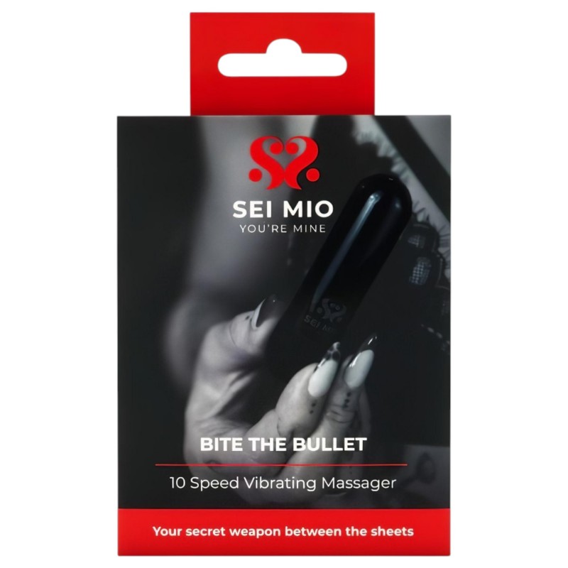 Sei Mio - halk, diszkrét mini vibrátor (fekete) 165002 termék bemutató kép